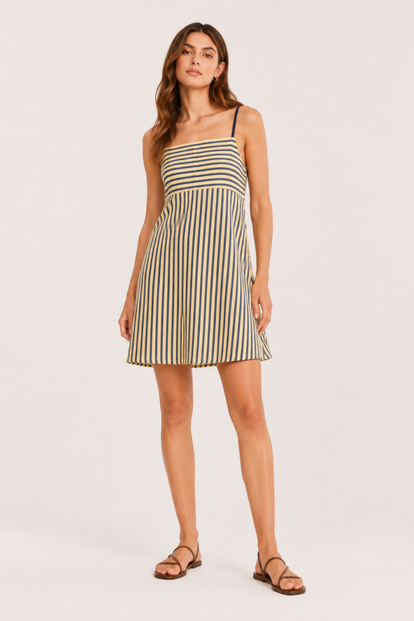 Vestido rayado